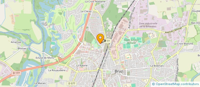 localisation de l'entreprise MADAME NATHALIE DEKEYSER  BRUZ