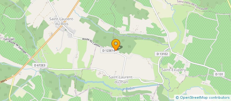 localisation de l'entreprise MADAME NATHALIE DEL MORAL  SAINT-LAURENT-DU-PLAN