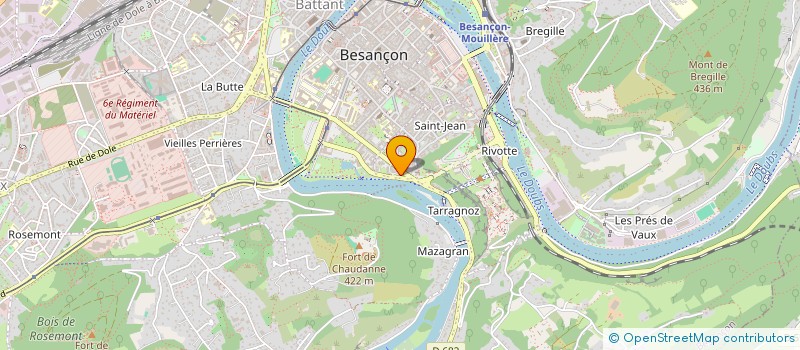 localisation de l'entreprise MADAME NATHALIE DELABORDE à BESANCON