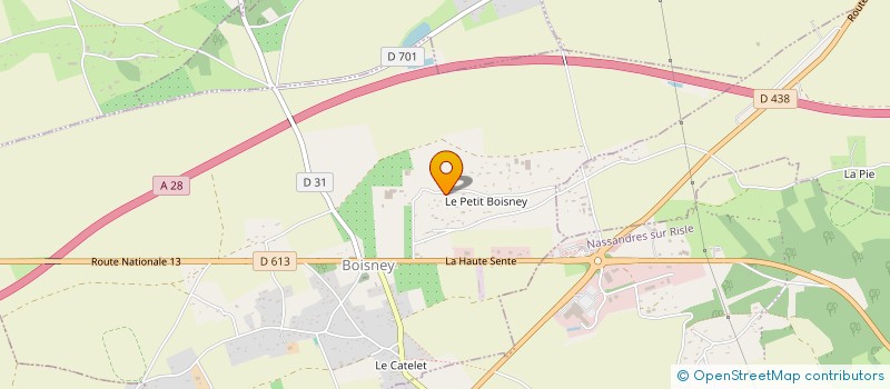 localisation de l'entreprise MADAME NATHALIE DELACHERIE  BOISNEY