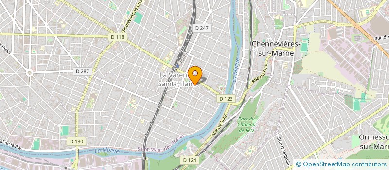 localisation de l'entreprise MADAME NATHALIE DELACROIX à ST MAUR DES FOSSES