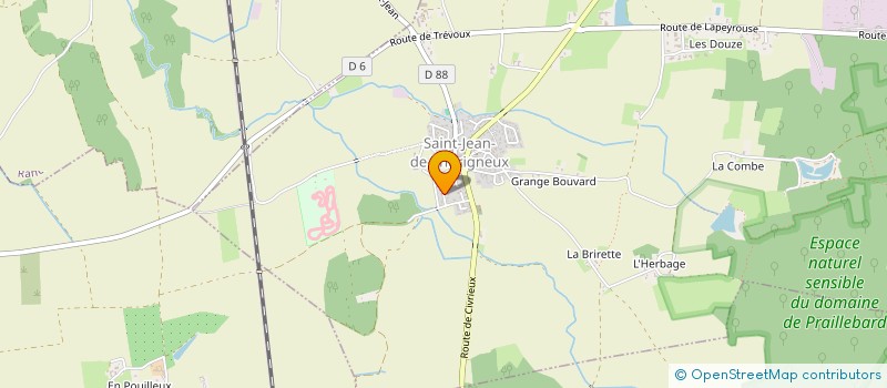 localisation de l'entreprise MADAME NATHALIE DELAGE  SAINT-JEAN-DE-THURIGNEUX