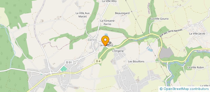 localisation de l'entreprise MADAME NATHALIE DELAGNE à LANTIC