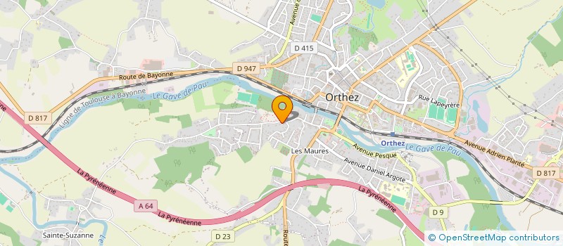 localisation de l'entreprise MADAME NATHALIE DELAHAYE  GUEUX