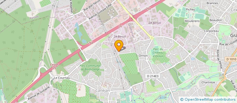 localisation de l'entreprise MADAME NATHALIE DELAIRE  CANEJAN