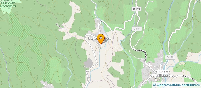 localisation de l'entreprise MADAME NATHALIE DELANOE  USCLAS-DU-BOSC