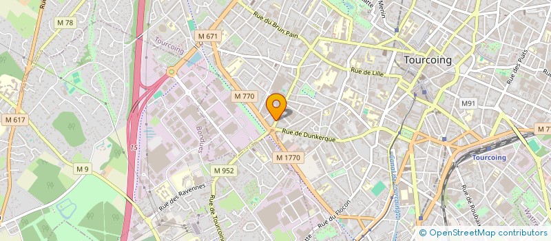 localisation de l'entreprise MADAME NATHALIE DELAPIERRE à TOURCOING