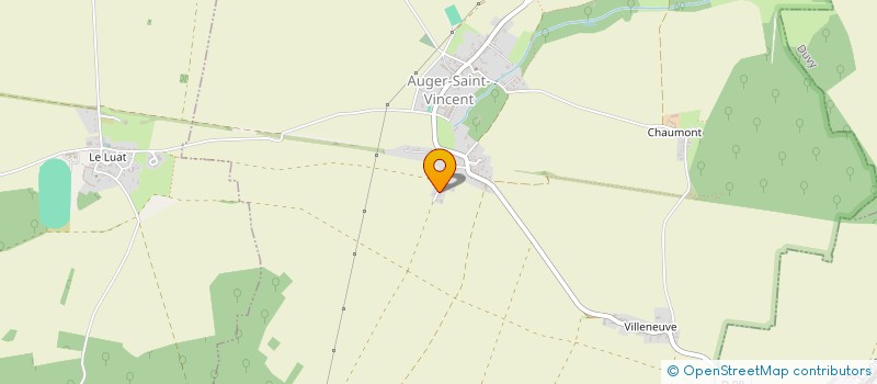 localisation de l'entreprise MADAME NATHALIE DELAPLACE  AUGER-SAINT-VINCENT