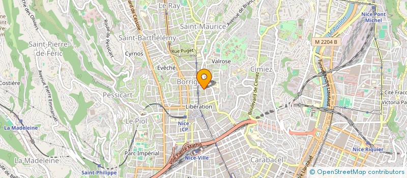 localisation de l'entreprise MADAME NATHALIE DELAPORTE  NICE
