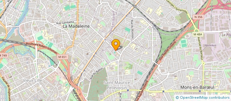 localisation de l'entreprise MADAME NATHALIE DELATTE à LILLE
