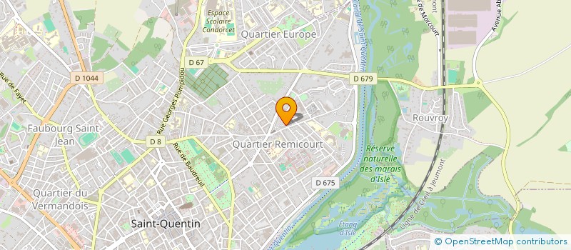 localisation de l'entreprise MADAME NATHALIE DELATTRE  SAINT-QUENTIN