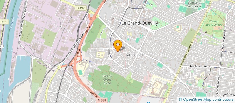 localisation de l'entreprise MADAME NATHALIE DELAUNAY à LE GRAND-QUEVILLY