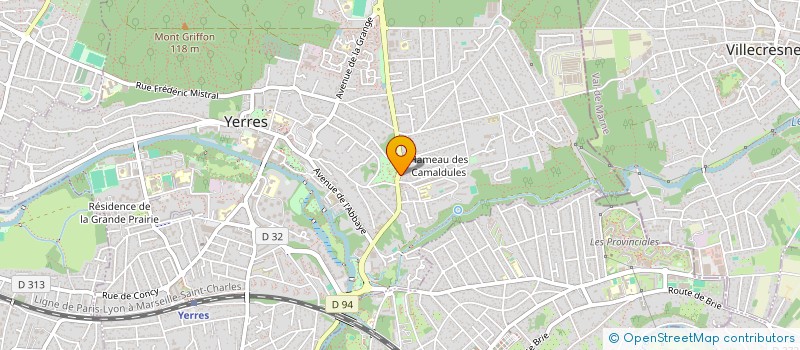 localisation de l'entreprise MADAME NATHALIE DELAVEAU  YERRES