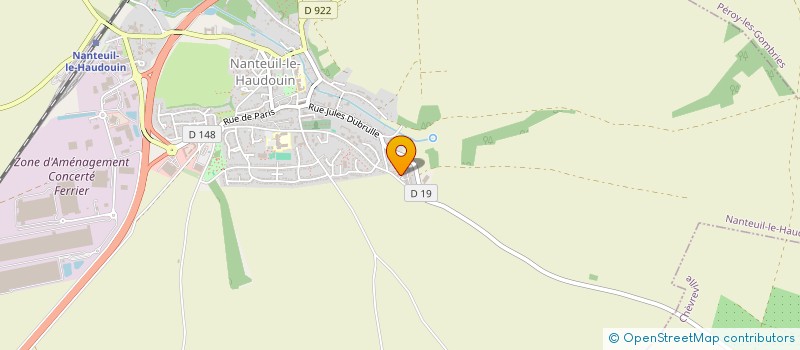 localisation de l'entreprise MADAME NATHALIE DELAVEAU  PEROY LES GOMBRIES