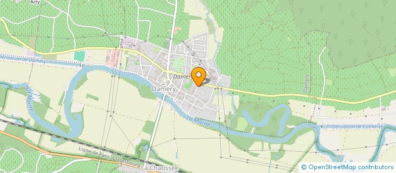 localisation de l'entreprise MADAME NATHALIE DELBARRE  DAMERY