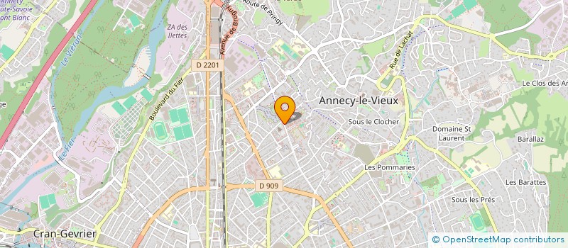 localisation de l'entreprise MADAME NATHALIE DELEAN à ANNECY