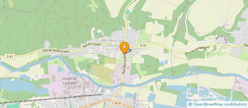 localisation de l'entreprise MADAME NATHALIE DELETTRE  BERNEUIL-SUR-AISNE