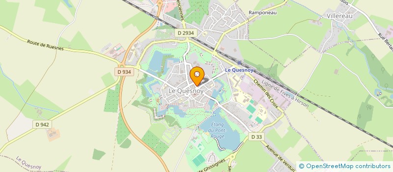 localisation de l'entreprise MADAME NATHALIE DELEVOYE  LE QUESNOY