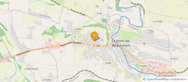 localisation de l'entreprise MADAME NATHALIE DELEZAY  LE PONT-DE-BEAUVOISIN