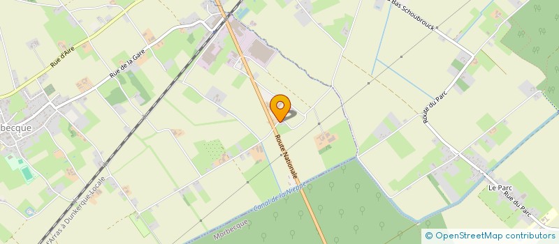 localisation de l'entreprise MADAME NATHALIE DELGRANGE  STEENBECQUE