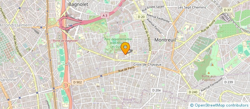 localisation de l'entreprise MADAME NATHALIE DELHAYE à MONTREUIL