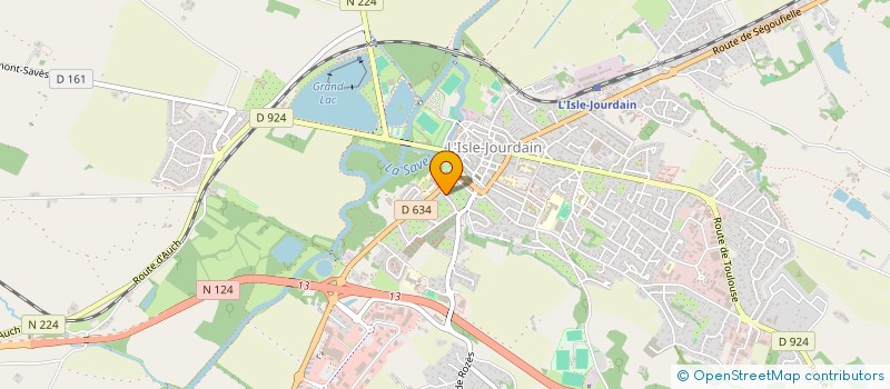 localisation de l'entreprise MADAME NATHALIE DELHOMME  L'ISLE-JOURDAIN