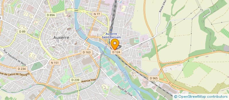 localisation de l'entreprise MADAME NATHALIE DELLA SIEGA à AUXERRE