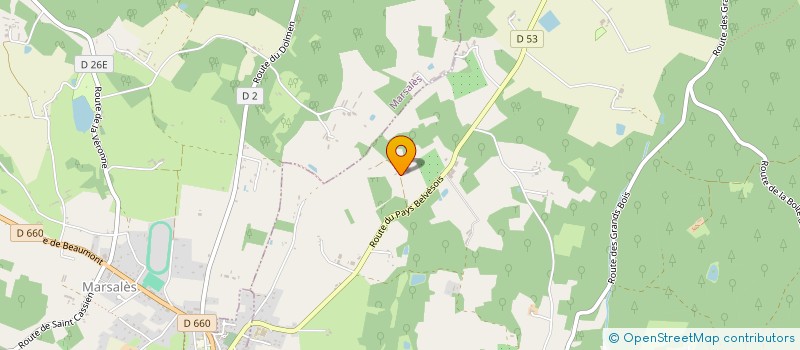 localisation de l'entreprise MADAME NATHALIE DELMON  CAPDROT