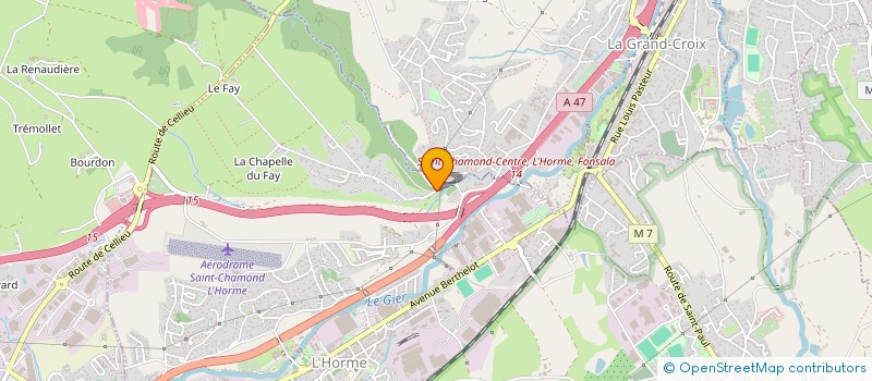 localisation de l'entreprise MADAME NATHALIE DELORME  L'HORME