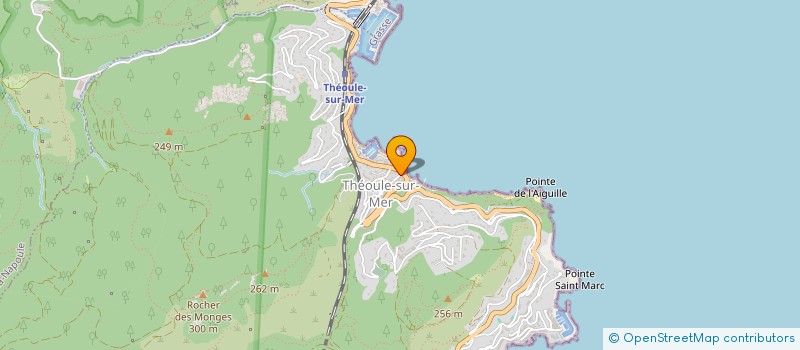 localisation de l'entreprise MADAME NATHALIE DELORT  THEOULE-SUR-MER