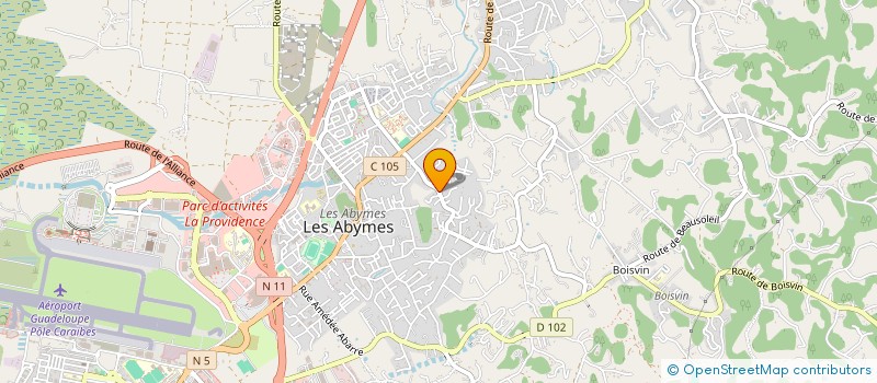 localisation de l'entreprise MADAME NATHALIE DELOUMEAUX à LES ABYMES
