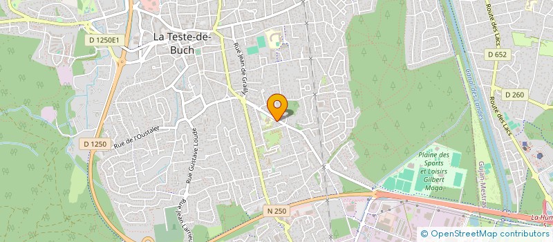 localisation de l'entreprise MADAME NATHALIE DEMANEZ  LA TESTE-DE-BUCH