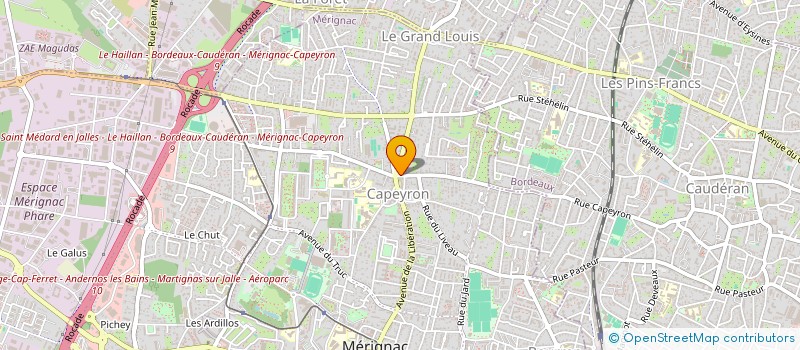 localisation de l'entreprise MADAME NATHALIE DEMERY à MERIGNAC