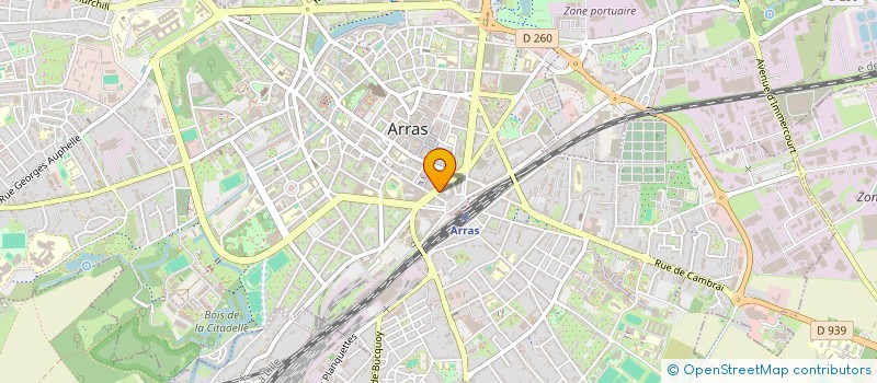 localisation de l'entreprise MADAME NATHALIE DEMILLY à ARRAS