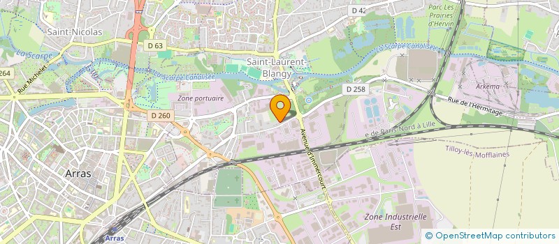 localisation de l'entreprise MADAME NATHALIE DEMORY  SAINT-LAURENT-BLANGY