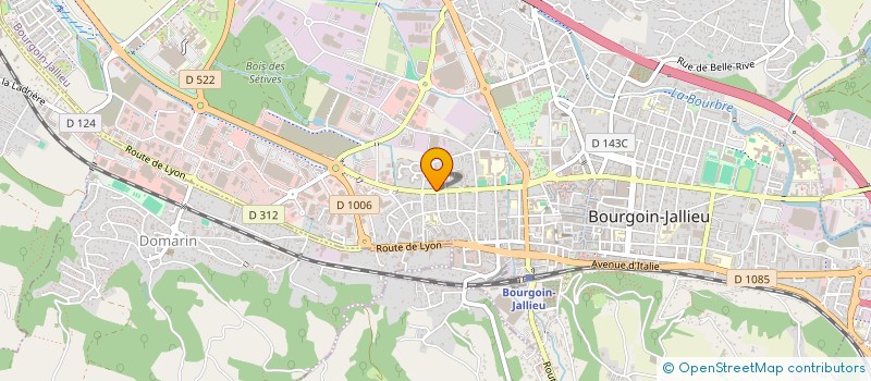 localisation de l'entreprise MADAME NATHALIE DENIZE  BOURGOIN-JALLIEU