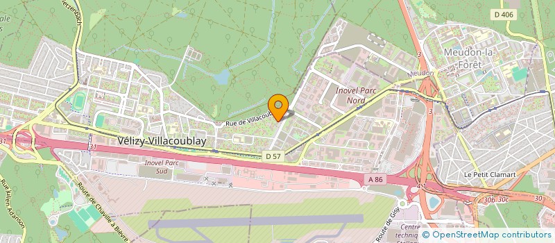 localisation de l'entreprise MADAME NATHALIE DENIZET  VELIZY-VILLACOUBLAY