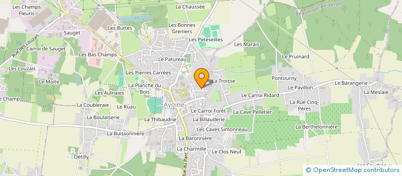 localisation de l'entreprise MADAME NATHALIE DENOUETTE  AVOINE