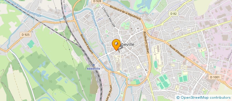 localisation de l'entreprise MADAME NATHALIE DENYS à ABBEVILLE