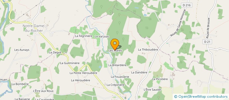 localisation de l'entreprise MADAME NATHALIE DENYS à PUTANGES-LE-LAC
