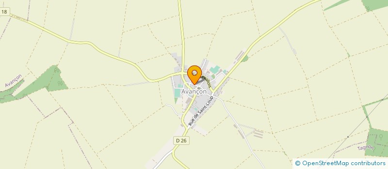 localisation de l'entreprise MADAME NATHALIE DEPIERREUX  AVANCON