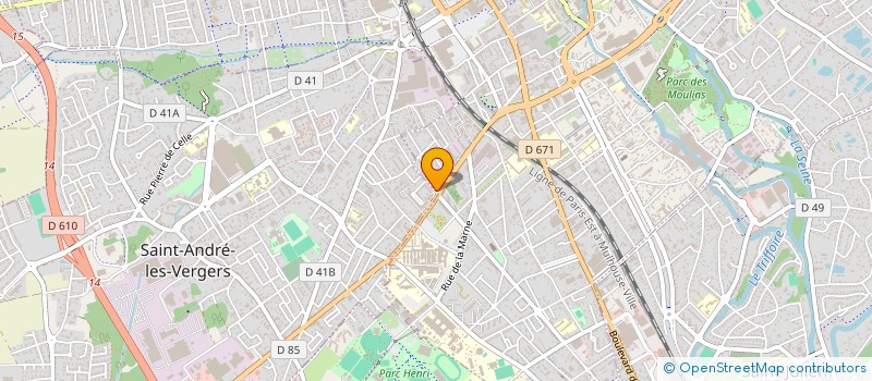 localisation de l'entreprise MADAME NATHALIE DERAIL à TROYES