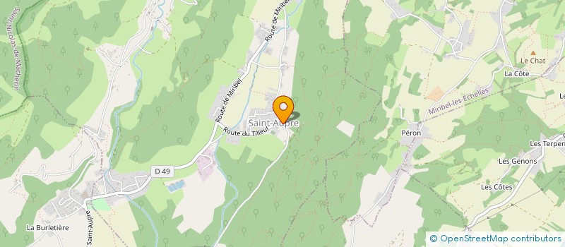 localisation de l'entreprise MADAME NATHALIE DERAS  SAINT-AUPRE