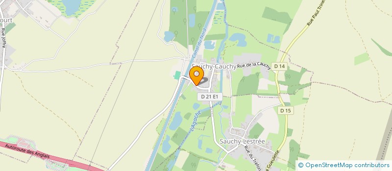 localisation de l'entreprise MADAME NATHALIE DEREPPE  SAUCHY-CAUCHY