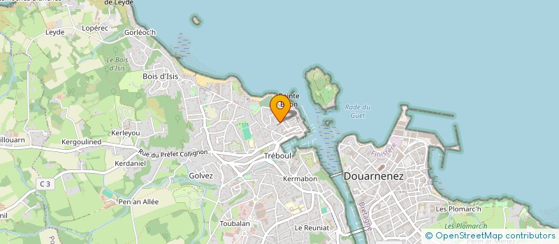localisation de l'entreprise MADAME NATHALIE DEROUET à DOUARNENEZ