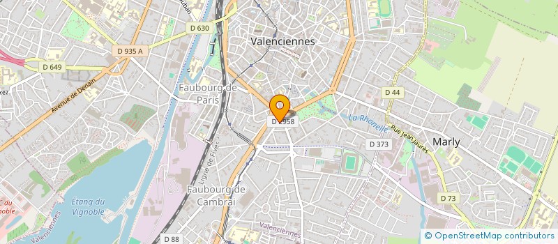 localisation de l'entreprise MADAME NATHALIE DERVAUX à VALENCIENNES