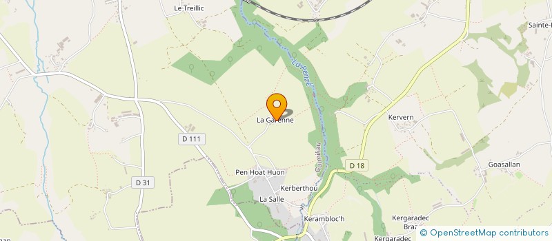 localisation de l'entreprise MADAME NATHALIE DESANTI  GUIMILIAU