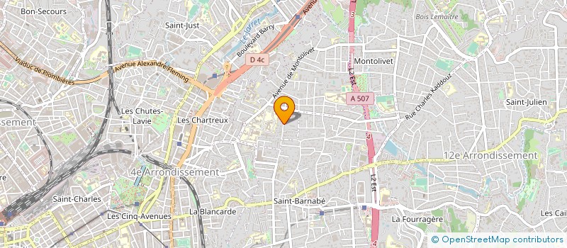 localisation de l'entreprise MADAME NATHALIE DESBIEF à MARSEILLE
