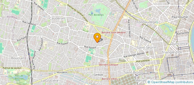 localisation de l'entreprise MADAME NATHALIE DESBORDES  BORDEAUX