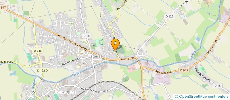 localisation de l'entreprise MADAME NATHALIE DESBUISSONS  ESTAIRES